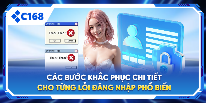 Các bước khắc phục chi tiết cho từng lỗi đăng nhập phổ biến